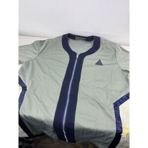 Black Pyramid Full Zip Mesh Jersey Shirt Men's XXXL Gray NWT Y2K